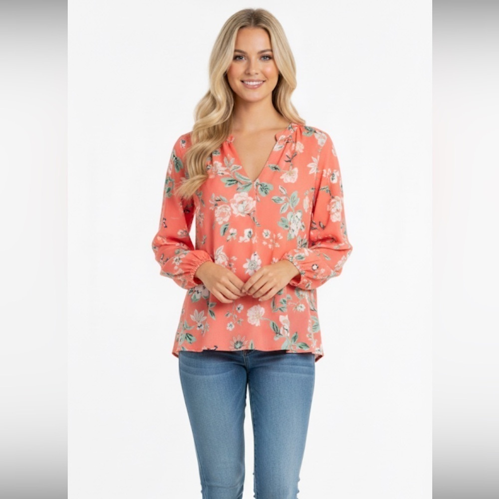 Ann Taylor floral top size xsmall
